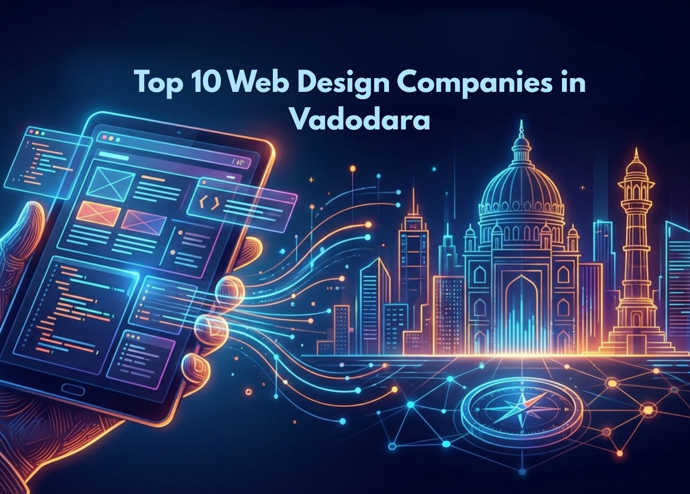 Professional website designers in Vadodara creating high-performance business websites