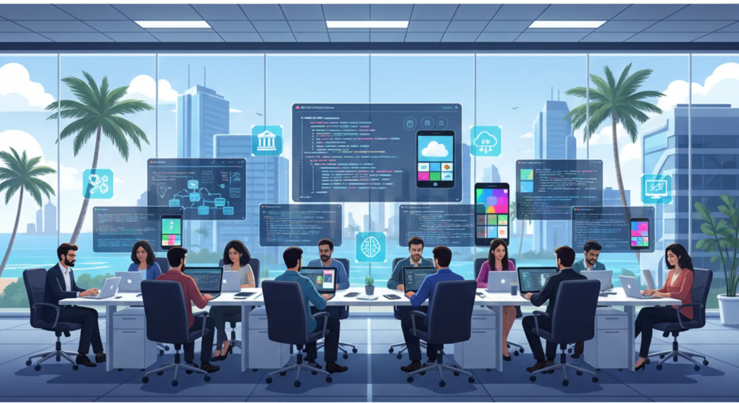 Top 10 custom software development companies in Kochi IT hub