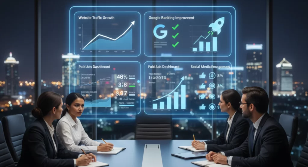 Top 10 Digital Marketing Companies in Hyderabad providing SEO, PPC, social media, and performance marketing services